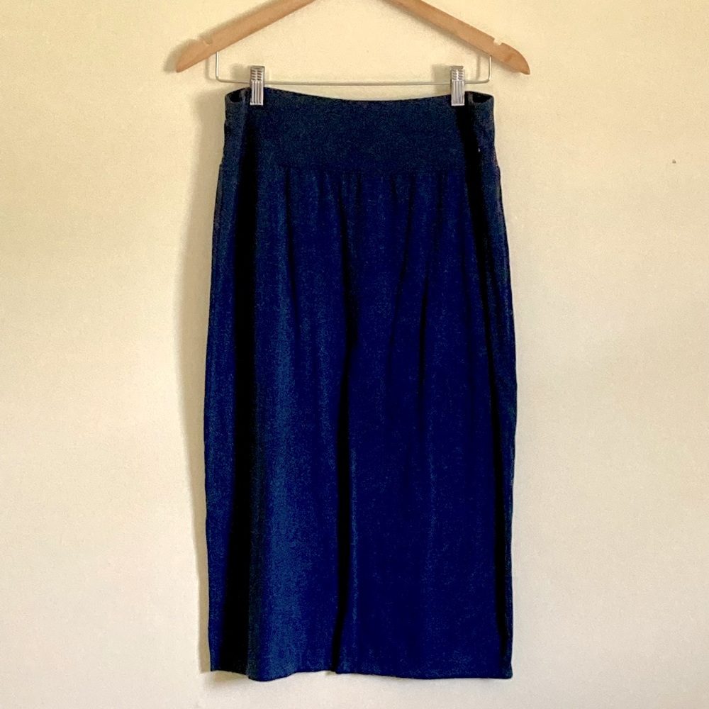Women’s Life Is Good Dark Blue Midi Skirt